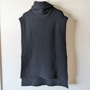 Everlane The Chunky Wool Sleeveless Turtleneck Sweater Size Oversized Small